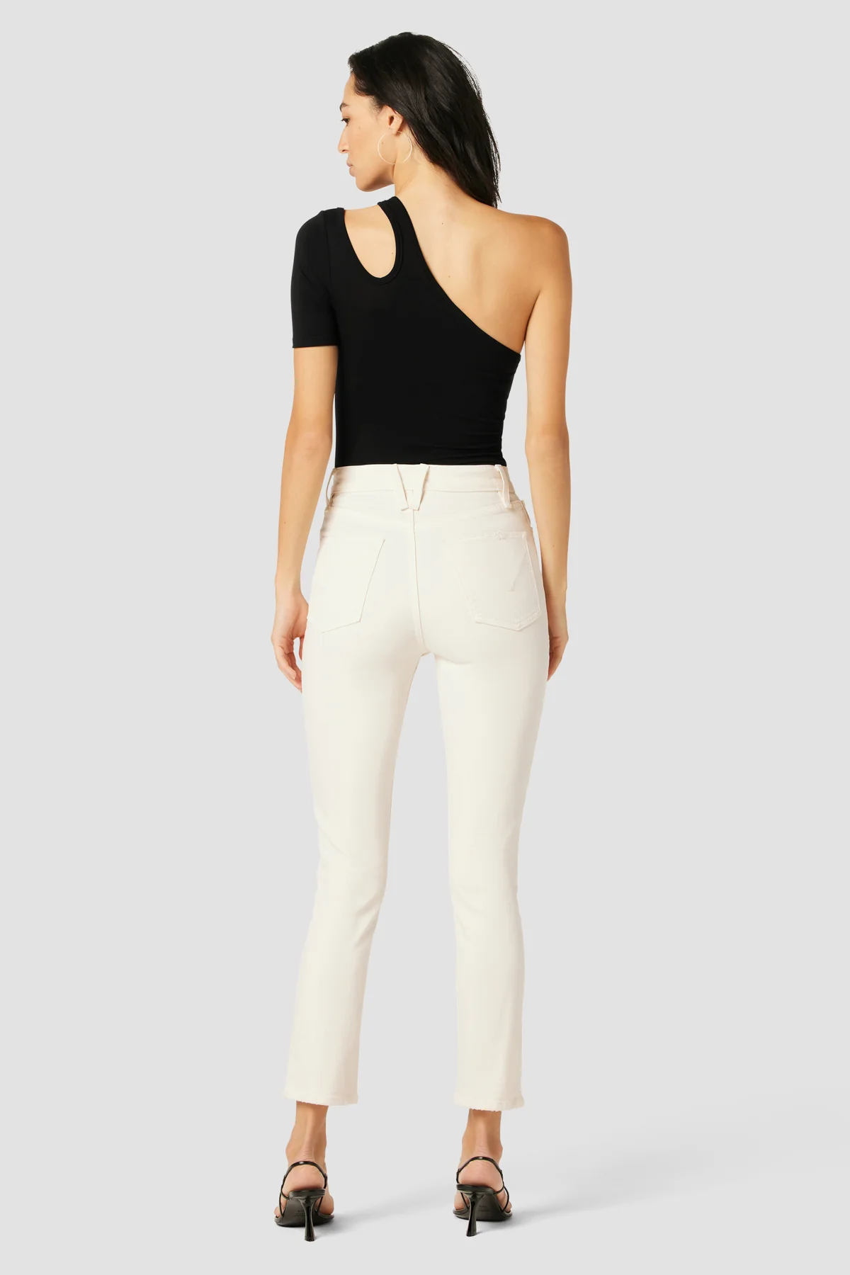 Short Sleeve Asymmetrical Bodysuit - Image 6