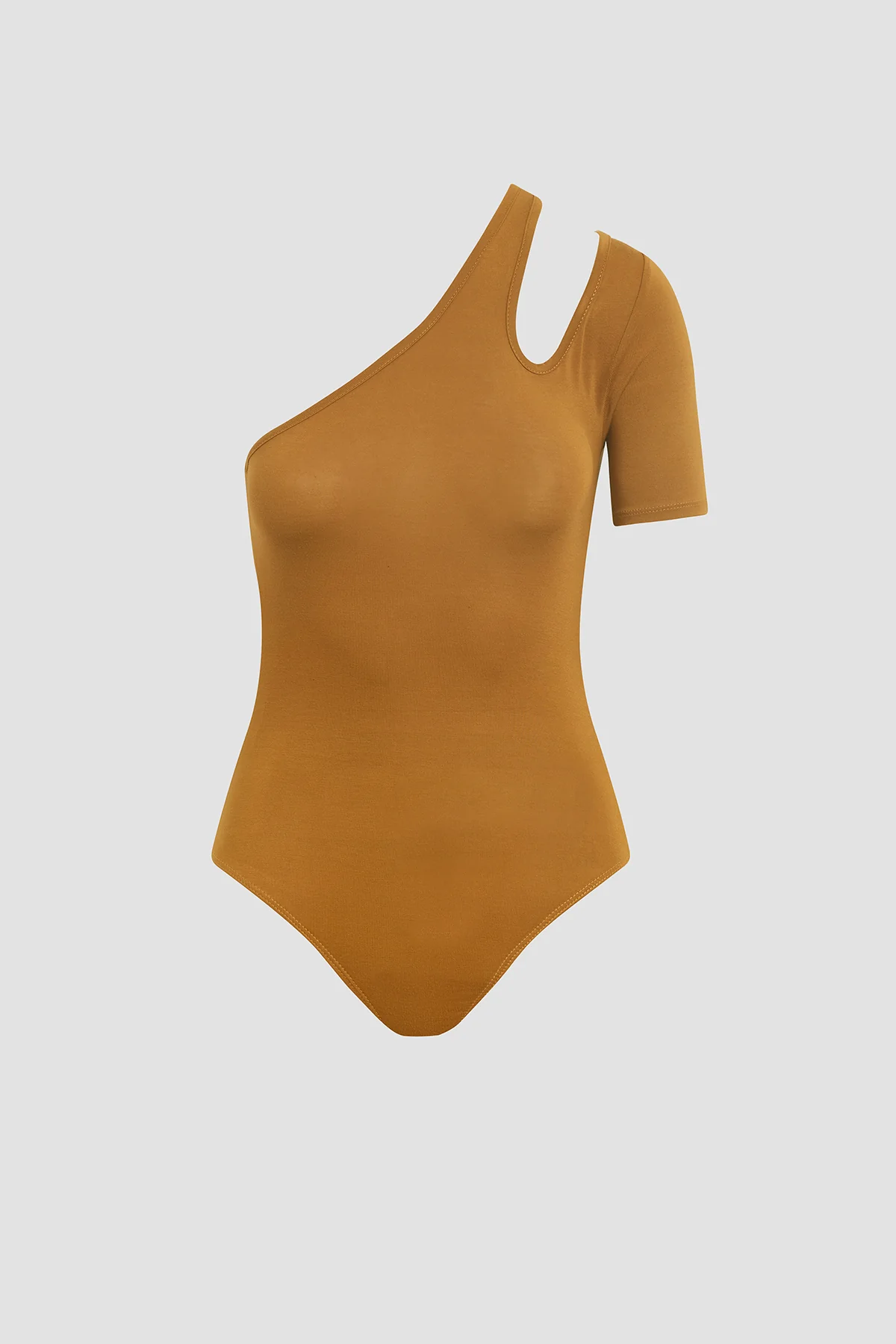 Short Sleeve Asymmetrical Bodysuit - Image 8