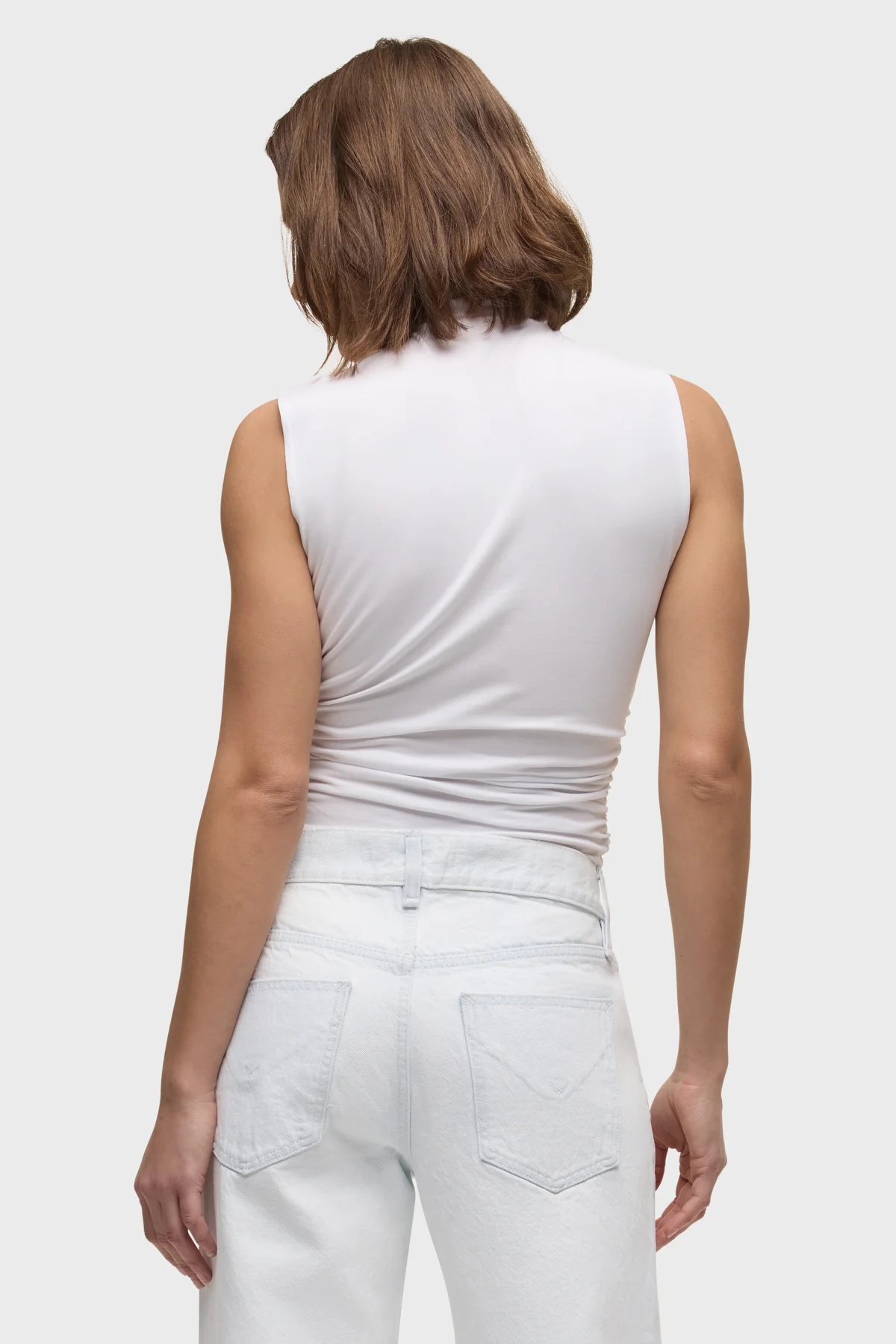 Tank With Side Seam Ruching - Image 3