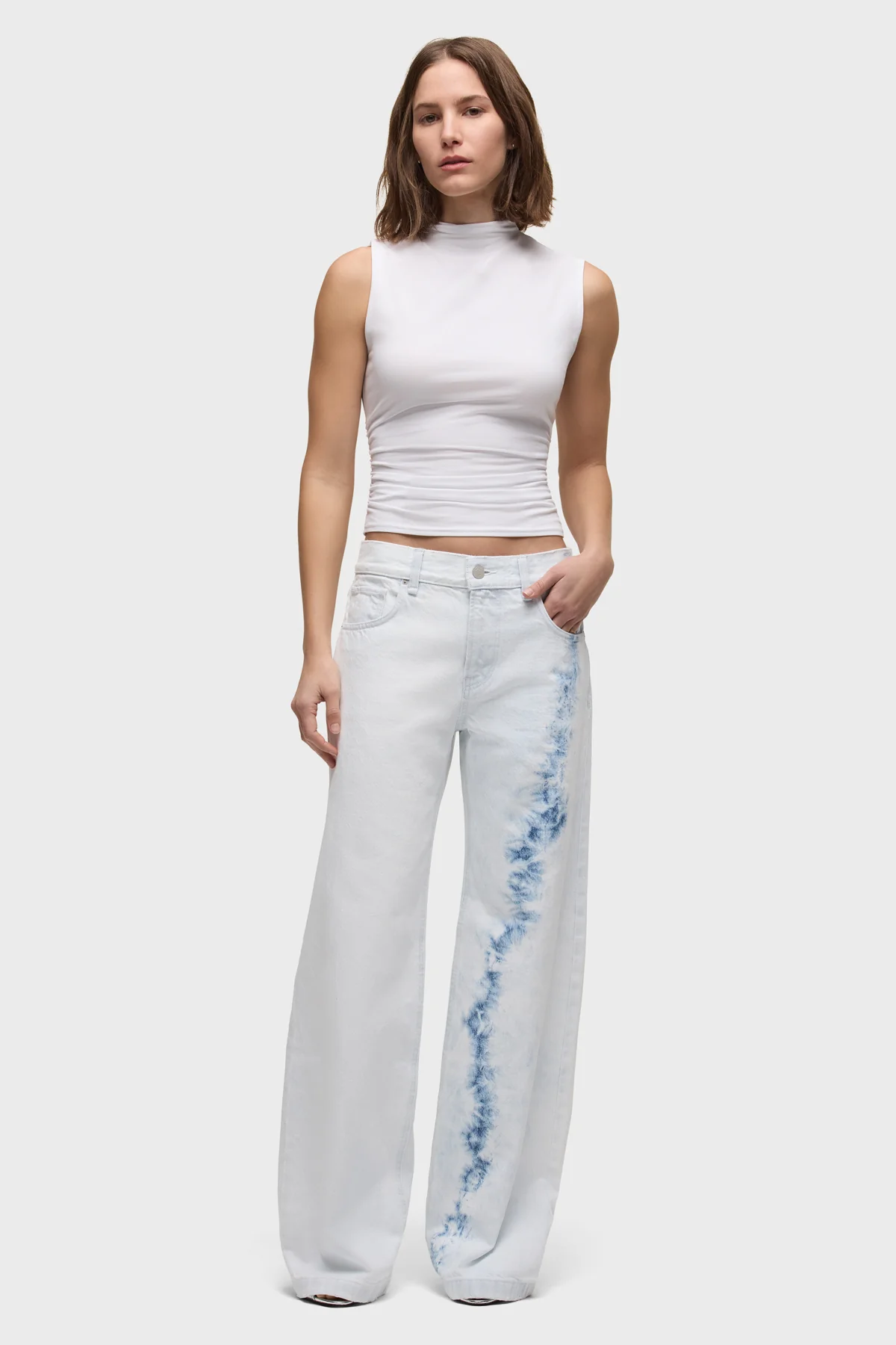 Tank With Side Seam Ruching - Image 5