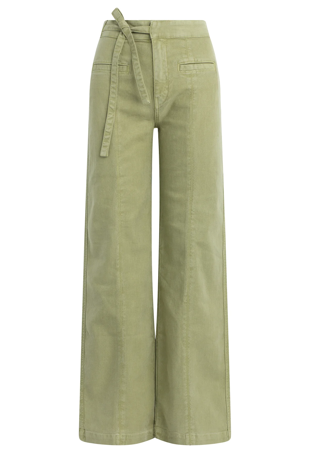 Tie Waist Pintucked Trouser Pant - Image 10