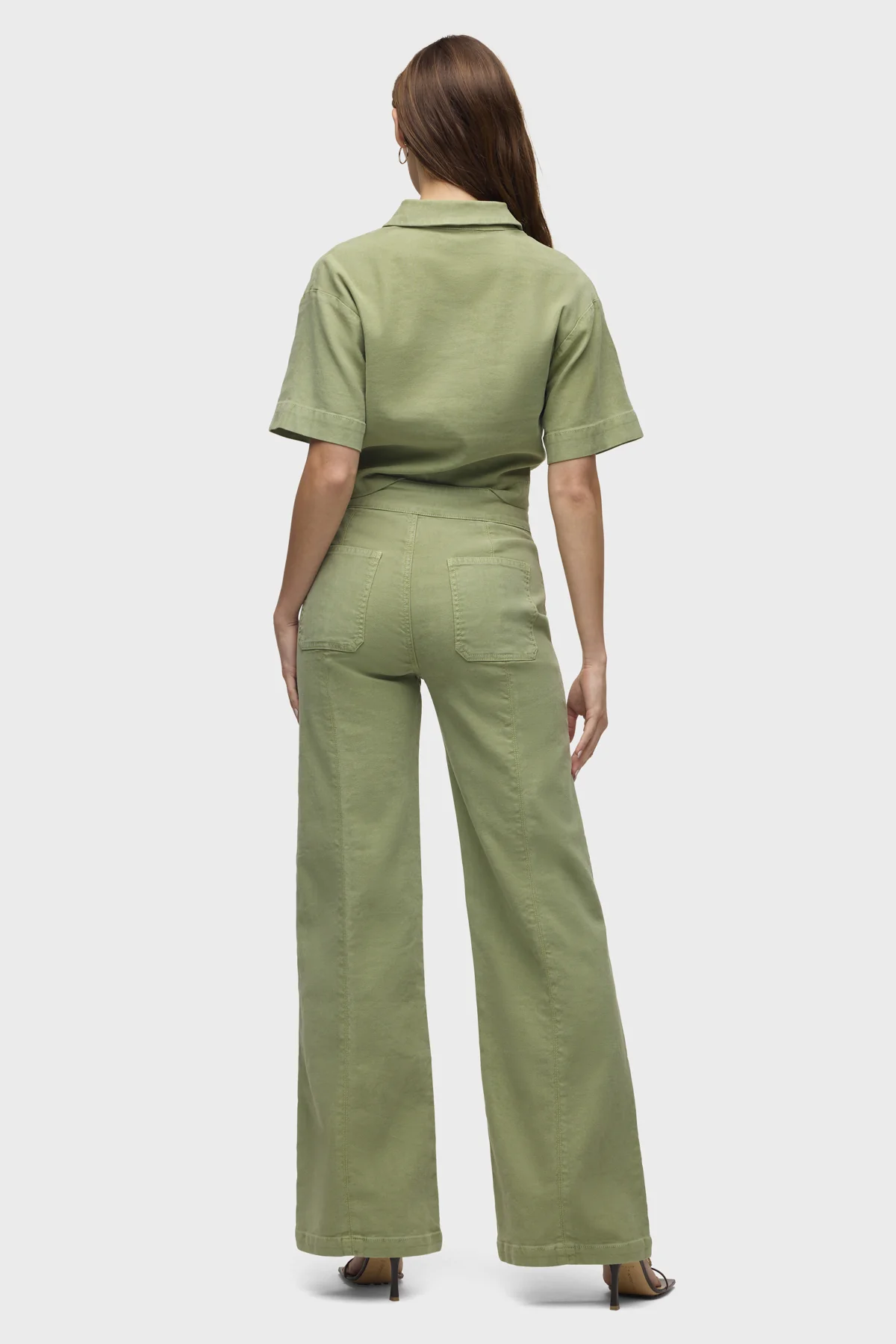 Tie Waist Pintucked Trouser Pant - Image 9