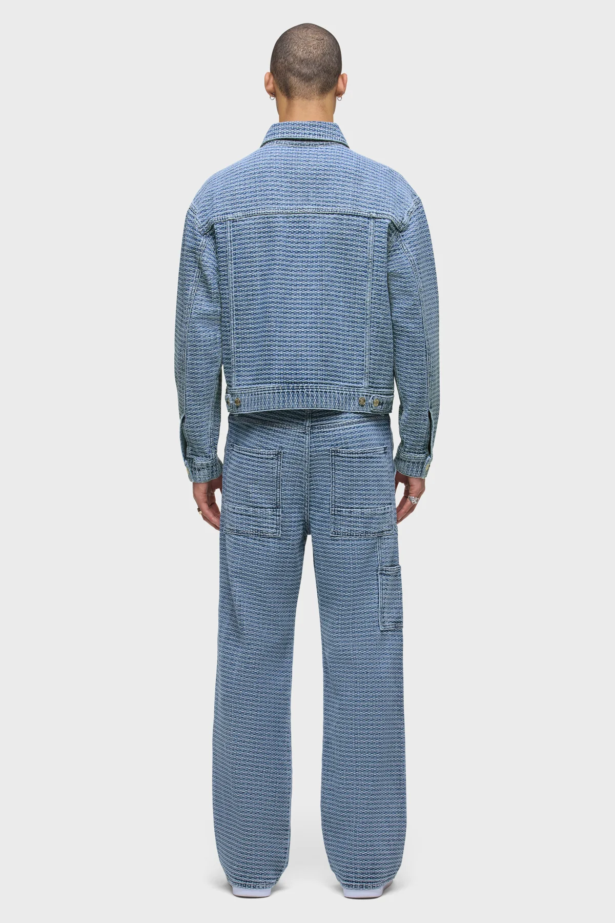 Jacquard Trucker Jacket - Image 7